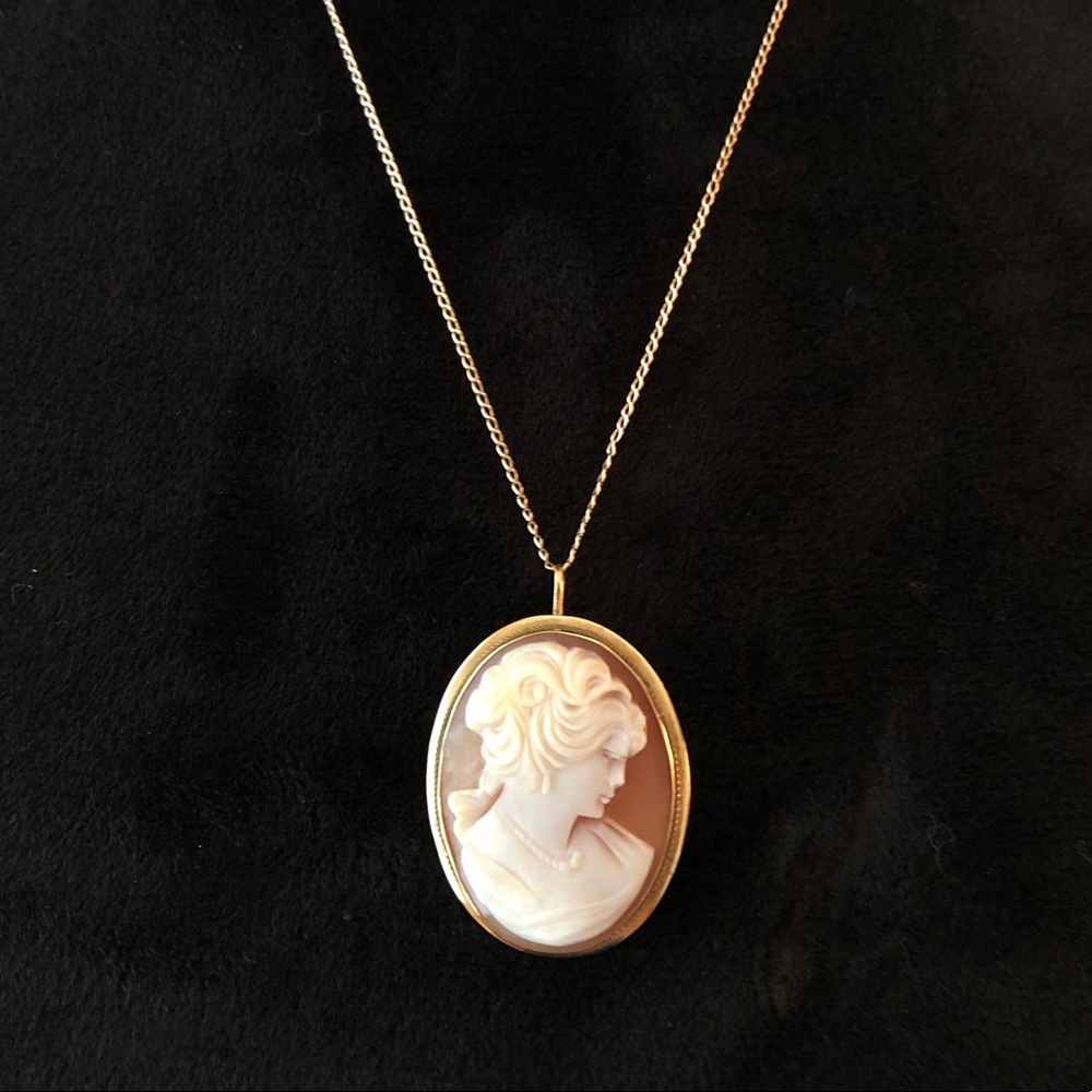 18 Kt Gold Cameo made in Italy 🇮🇪